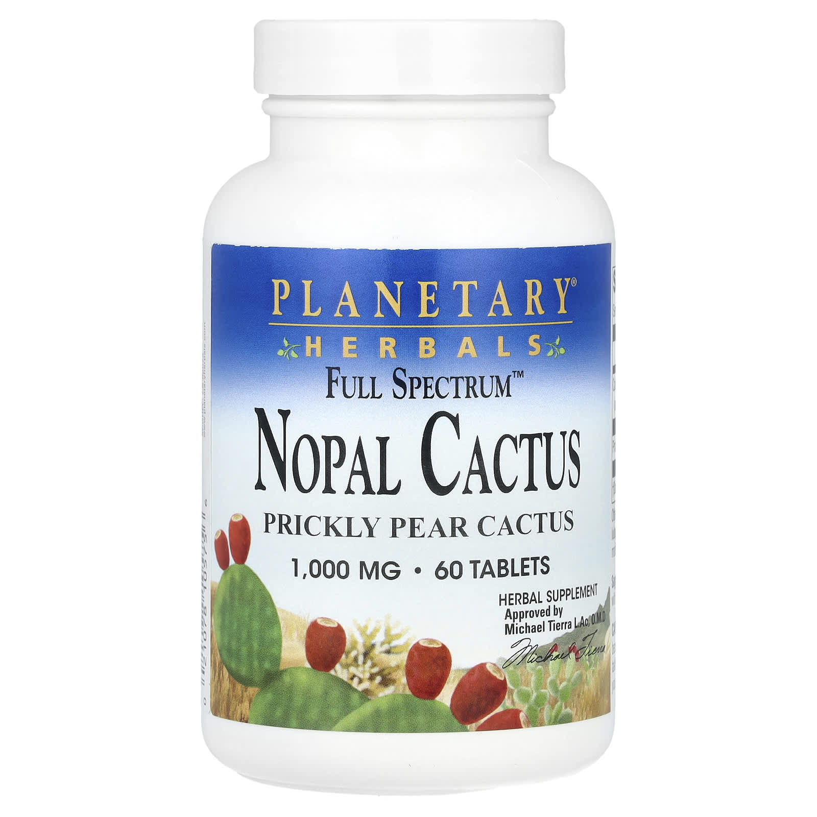 Полный спектр Nopal Cactus Planetary Herbals, 60 таблеток