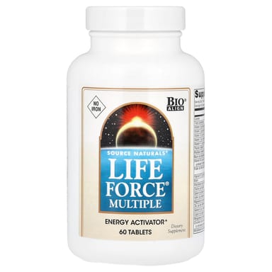 Железо Source Naturals Life Force® Multiple No, 60 таблеток