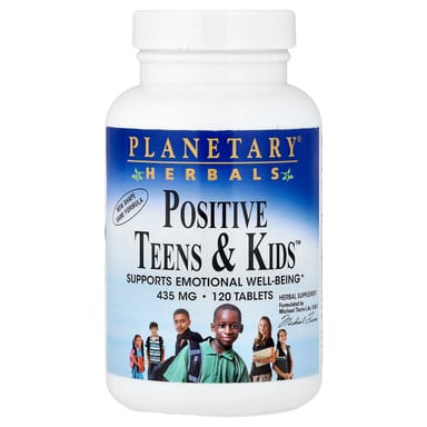 Позитивные подростки и дети Planetary Herbals, 120 таблеток