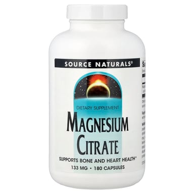 Магний цитрат Source Naturals, 133 мг, 180 капсул