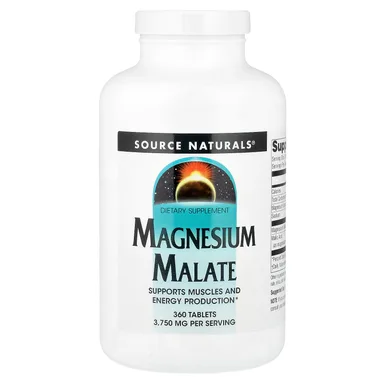 Фото товара: Магний малат Source Naturals, 1250 мг, 360 таблеток
