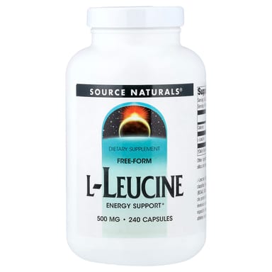 L-лейцин Source Naturals, 500 мг, 240 капсул