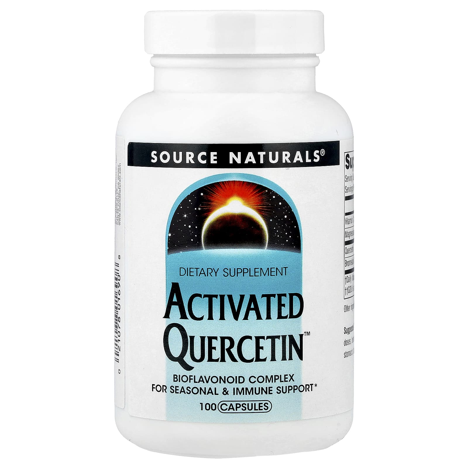 Кверцетин Source Naturals Activated™, 100 капсул