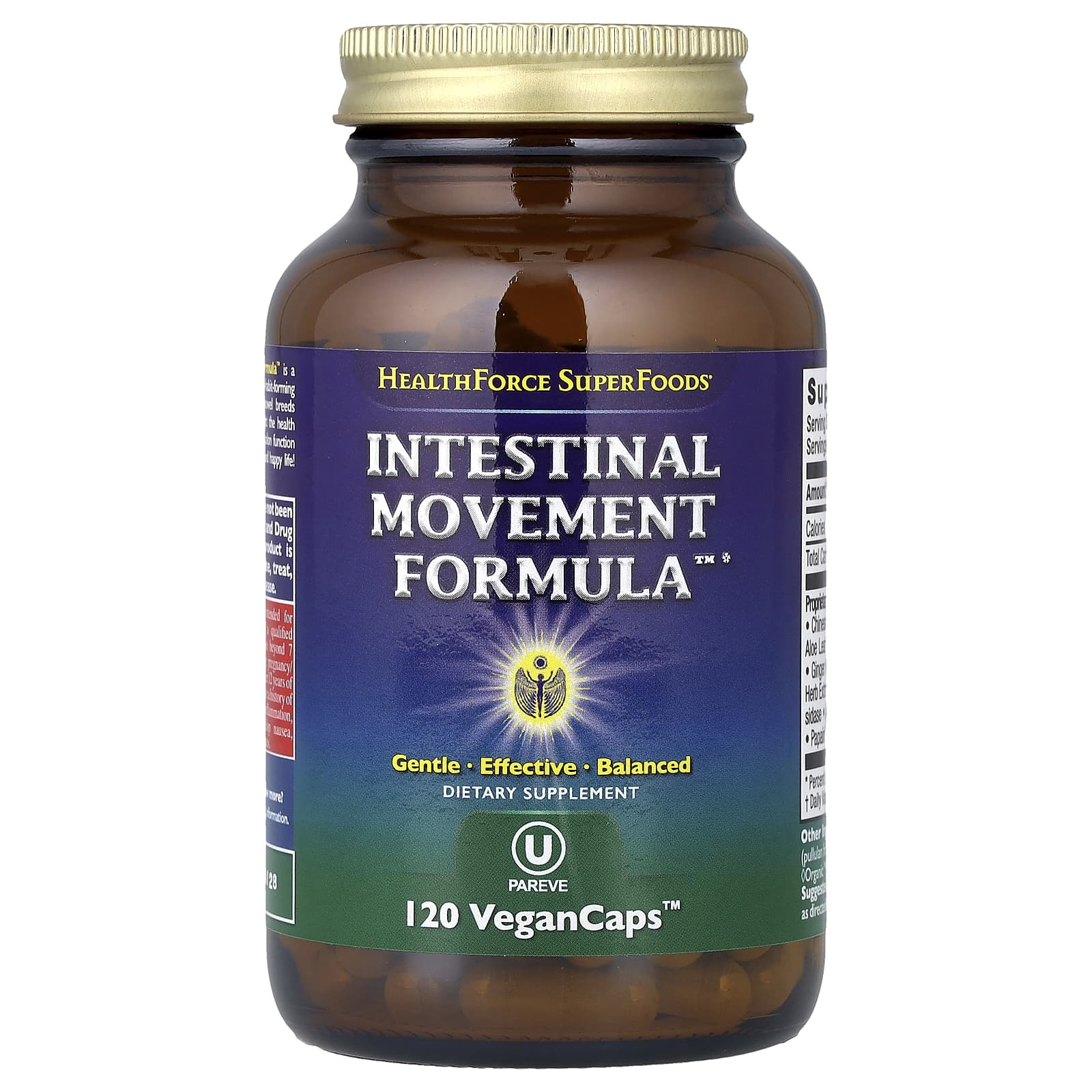 Комплекс HealthForce Superfoods Intestinal Movement™ 120 Vegan Caps™