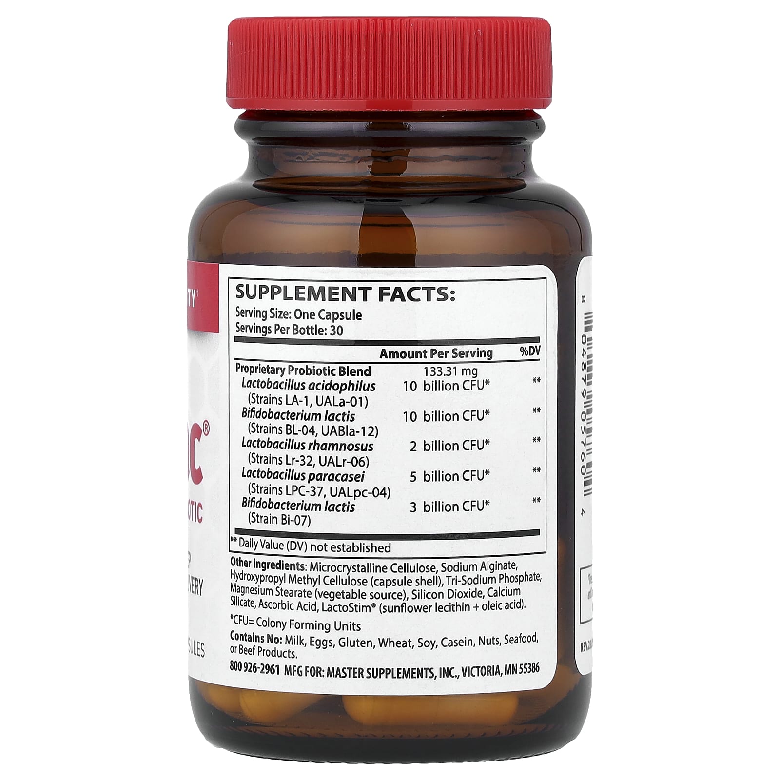Пробиотик Master Supplements Theralac® Broad Spectrum, 30 капсул — фото 2