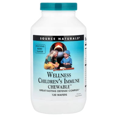 Детский Source Naturals Wellness Immune Chewable™ Berry, оттенок 120 Wafers