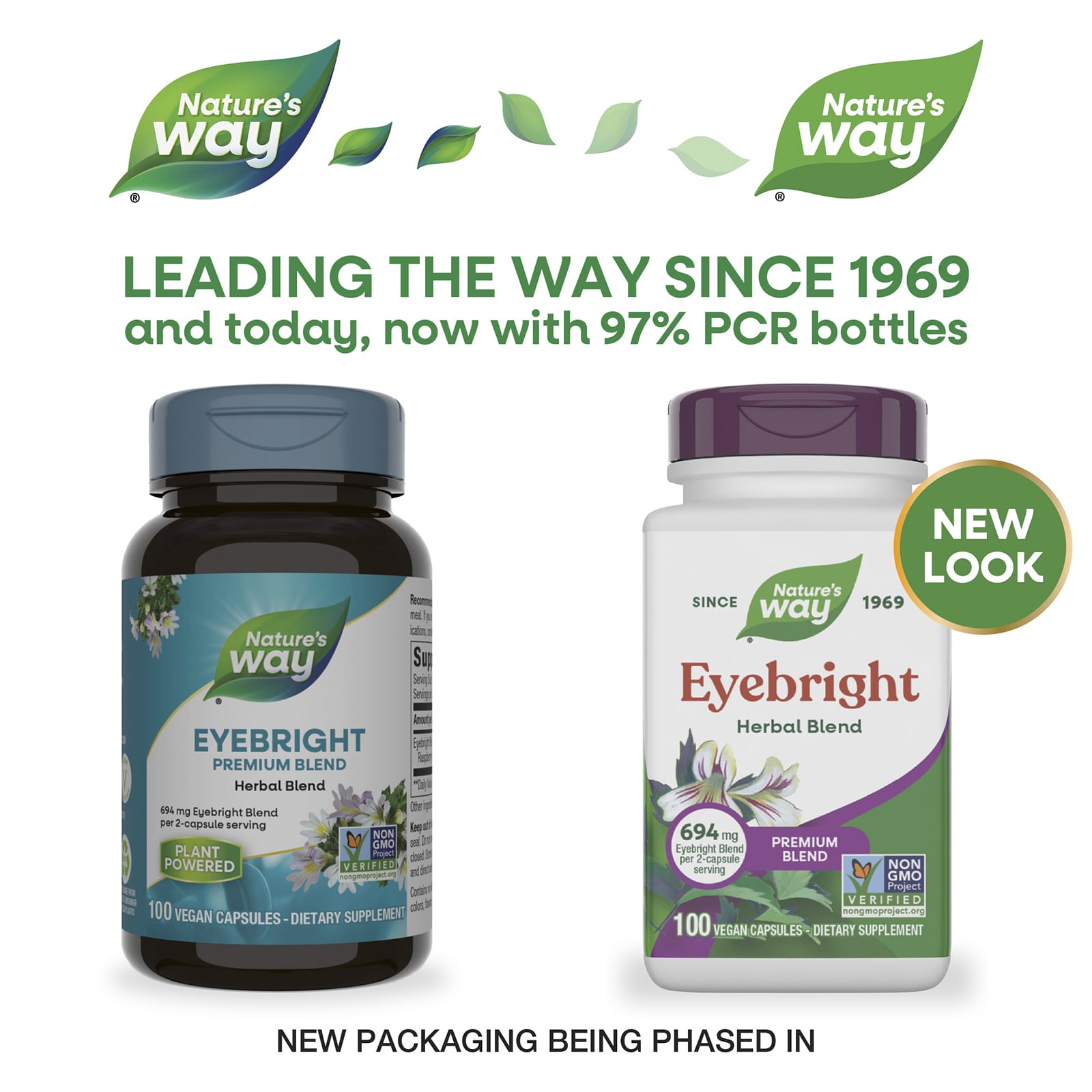 Очанка Nature's Way Herbal Blend, 100 растительных капсул