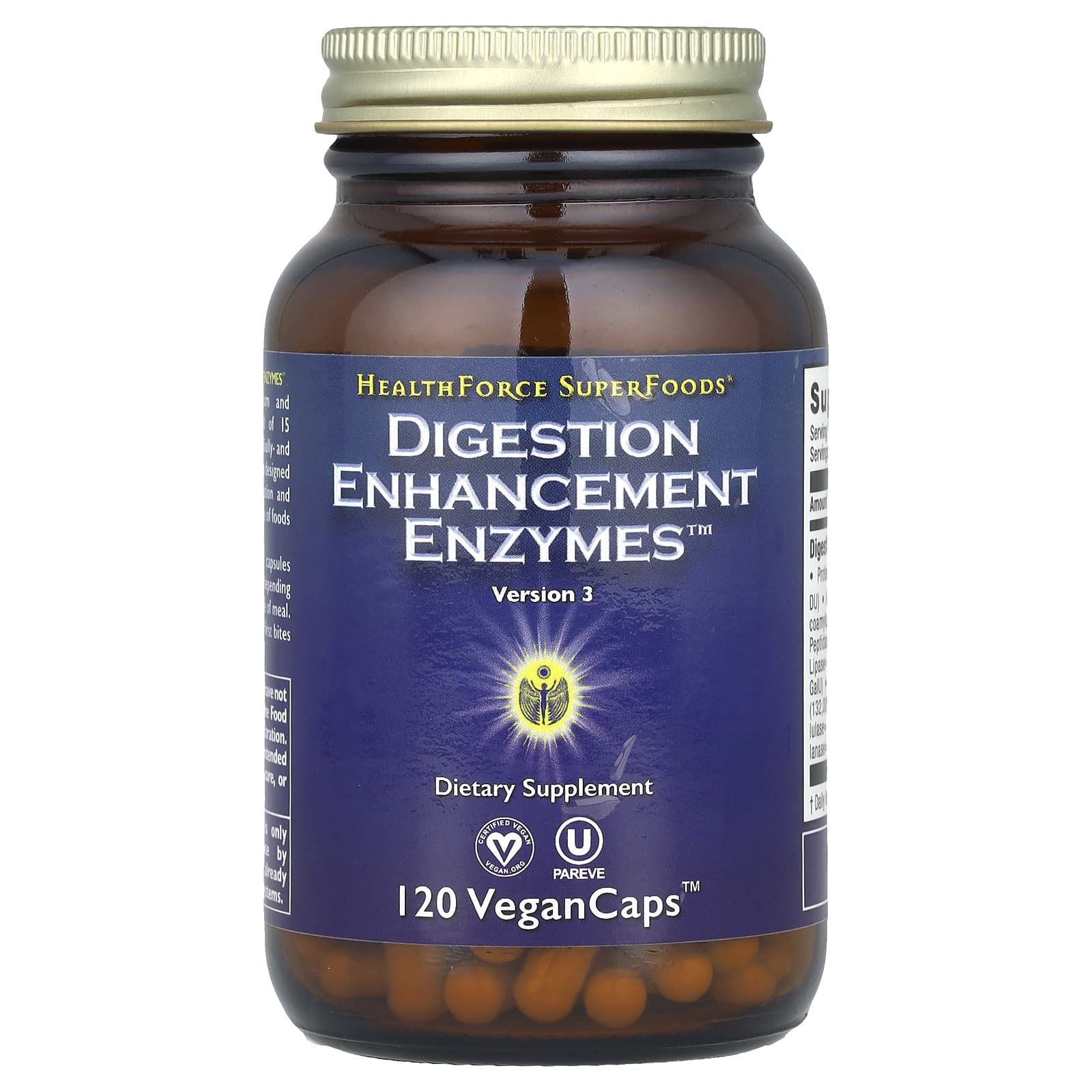 Ферменты HealthForce Superfoods Digestion Enhancement™, оттенок 120 VeganCaps