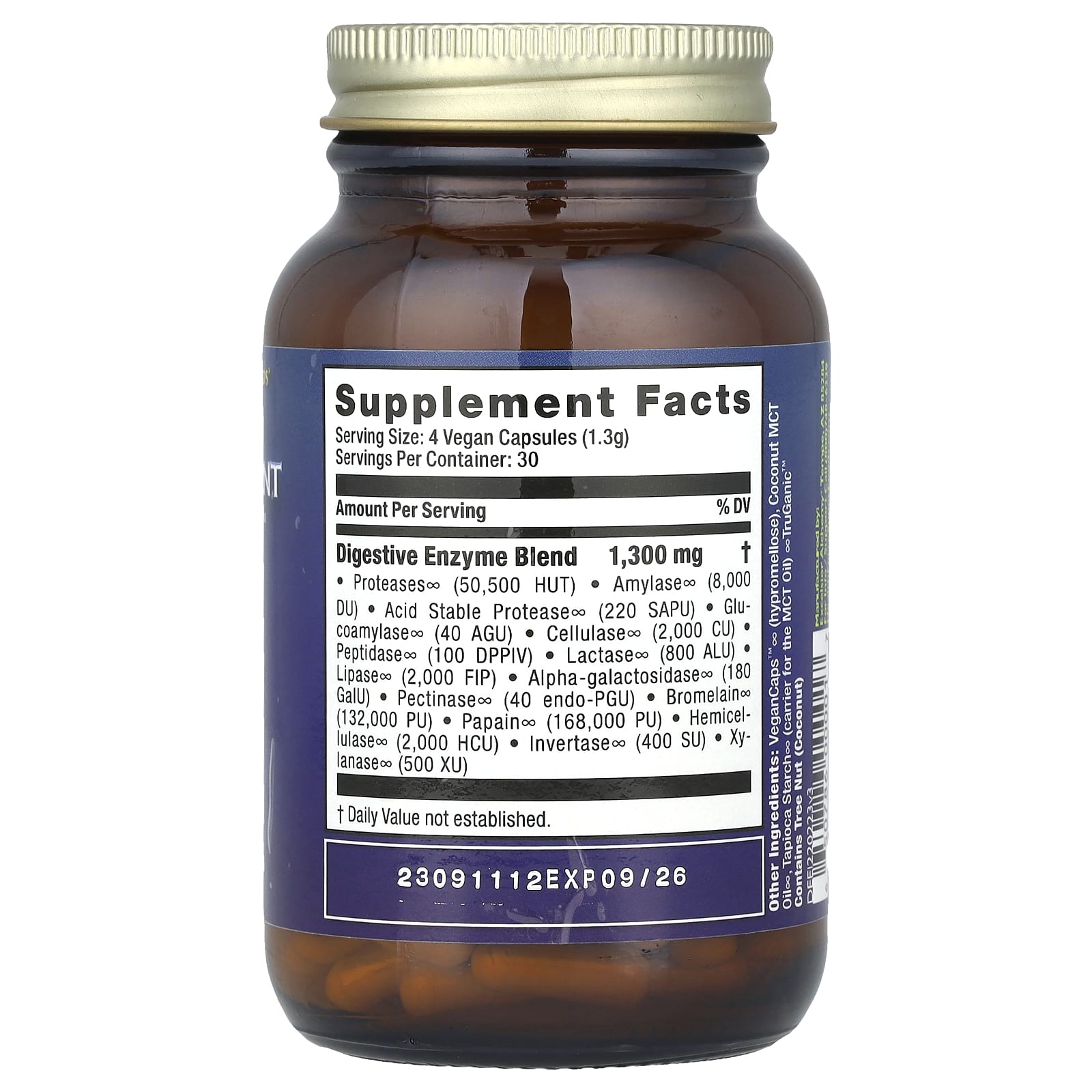 Ферменты HealthForce Superfoods Digestion Enhancement™, оттенок 120 VeganCaps — фото 2