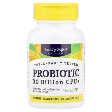Пробиотик Healthy Origins, 30 млрд КОЕ, 60 растительных капсул