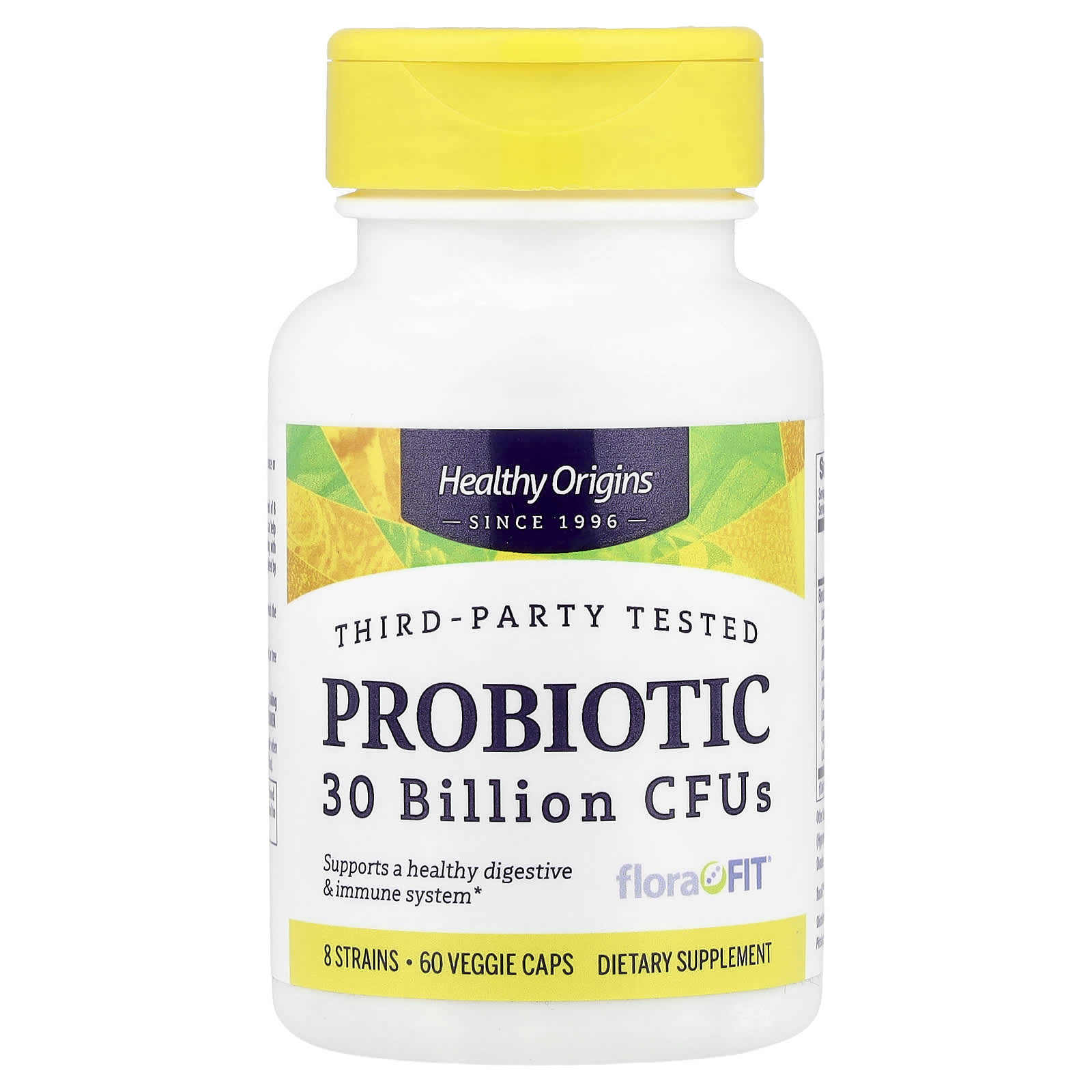 Пробиотик Healthy Origins, 30 млрд КОЕ, 60 растительных капсул