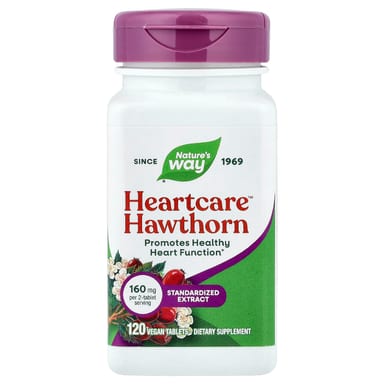 Ягоды боярышника Nature's Way HeartCare™, 80 мг, таблетки