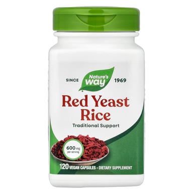 Рис Nature's Way Red Yeast, 600 мг, 120 растительных капсул