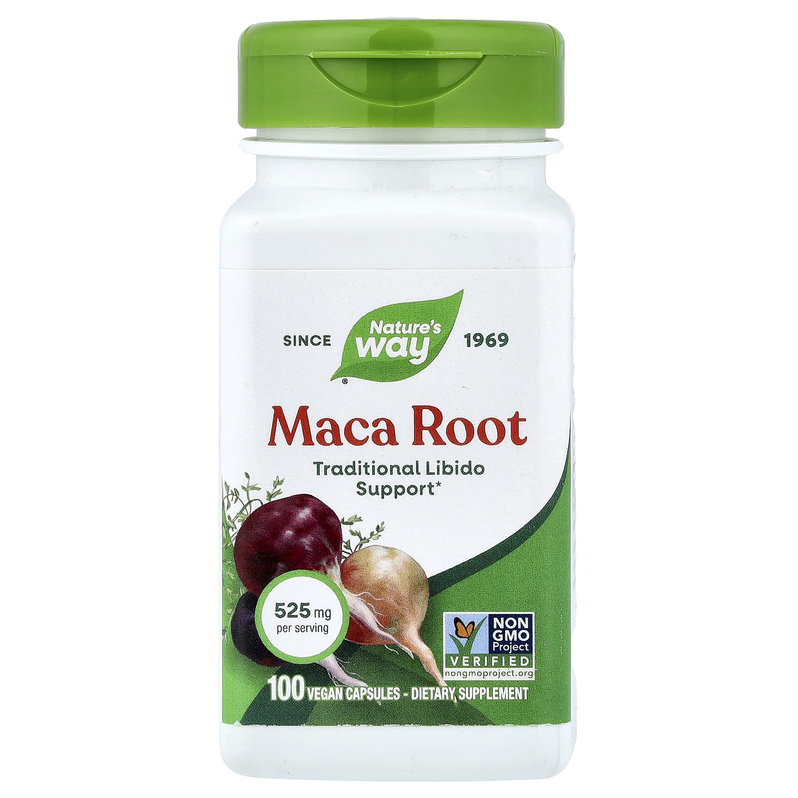 Мака Nature's Way Root, 525 мг, 100 растительных капсул