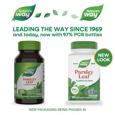 Листья петрушки Nature's Way, 450 мг, 100 растительных капсул