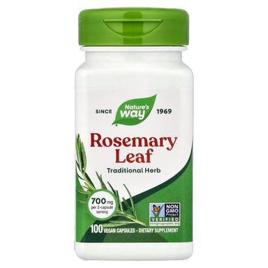 Листья розмарина Nature's Way, 350 мг, 100 растительных капсул