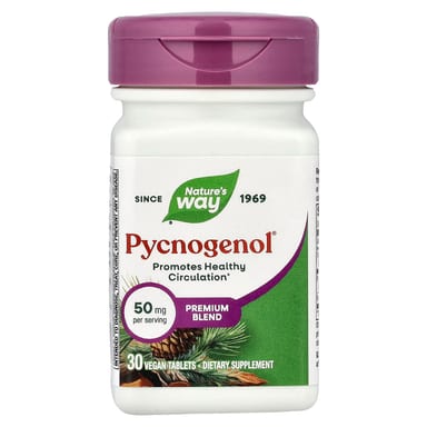 Пикногенол Nature's Way® 30 Vegan Tablets, таблетки