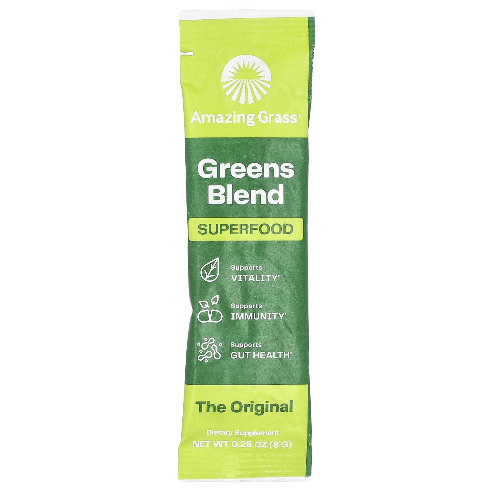 Зеленый комплекс Amazing Grass Superfood, оттенок 15 Individual Packets, 8 г, саше
