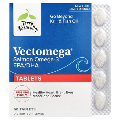 Омега-3 Vectomega Terry Naturally®, 60 таблеток