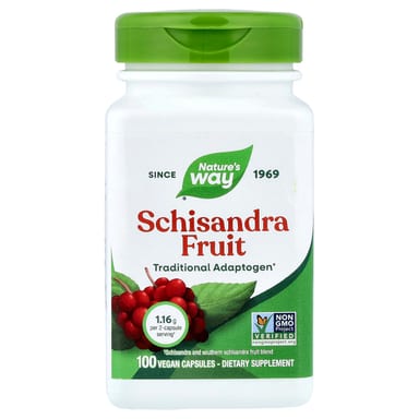 Лимонник Nature's Way, 0.58 г, 100 растительных капсул
