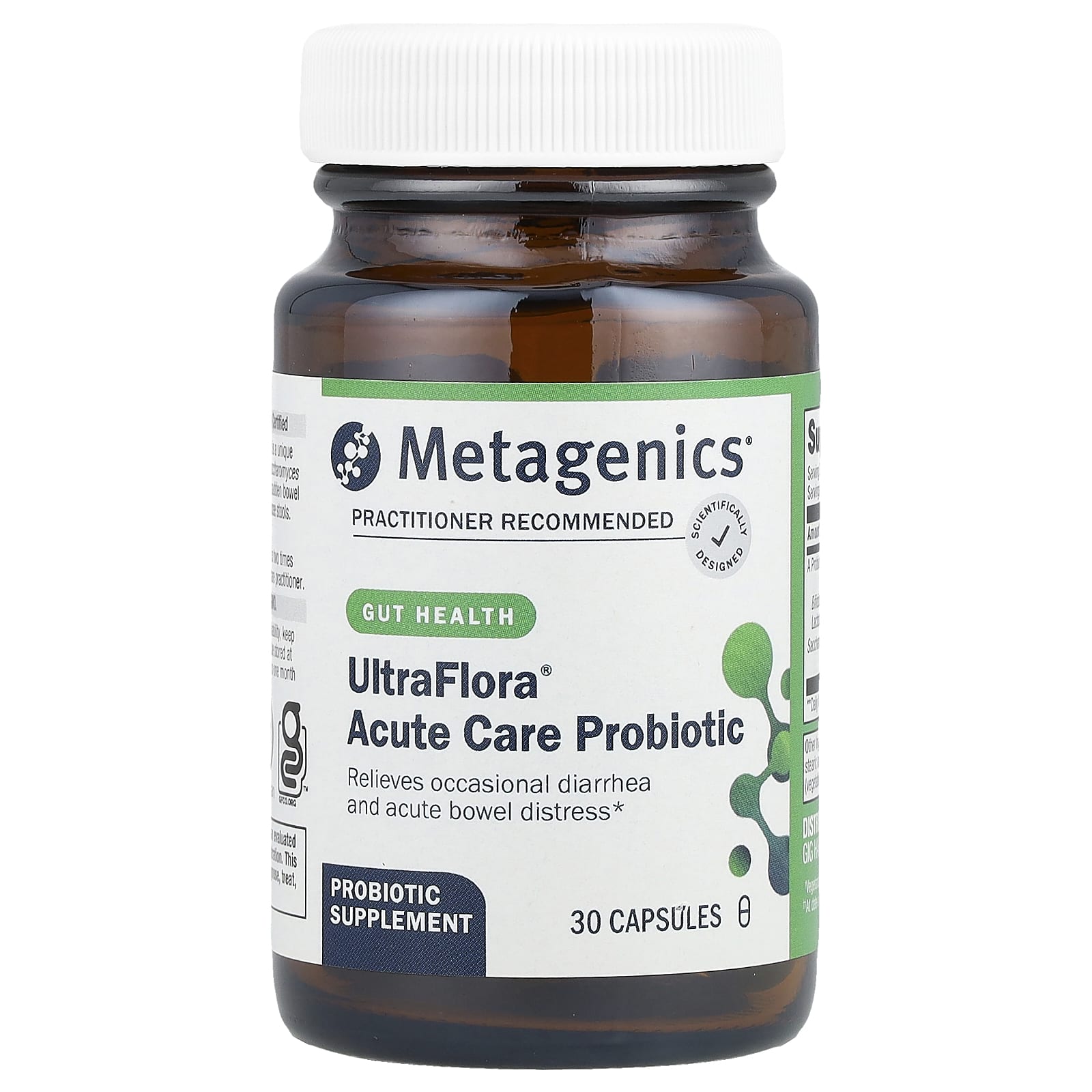 Пробиотик Metagenics UltraFlora® Acute Care, 30 капсул