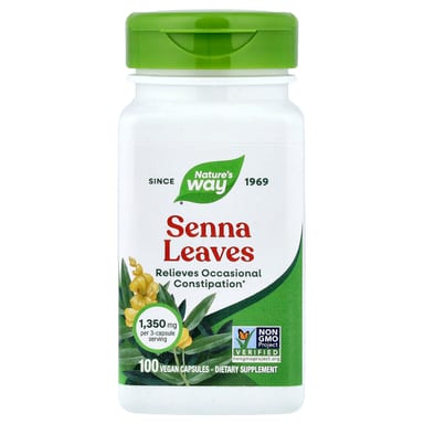 Листья сенны Nature's Way, 450 мг, 100 растительных капсул
