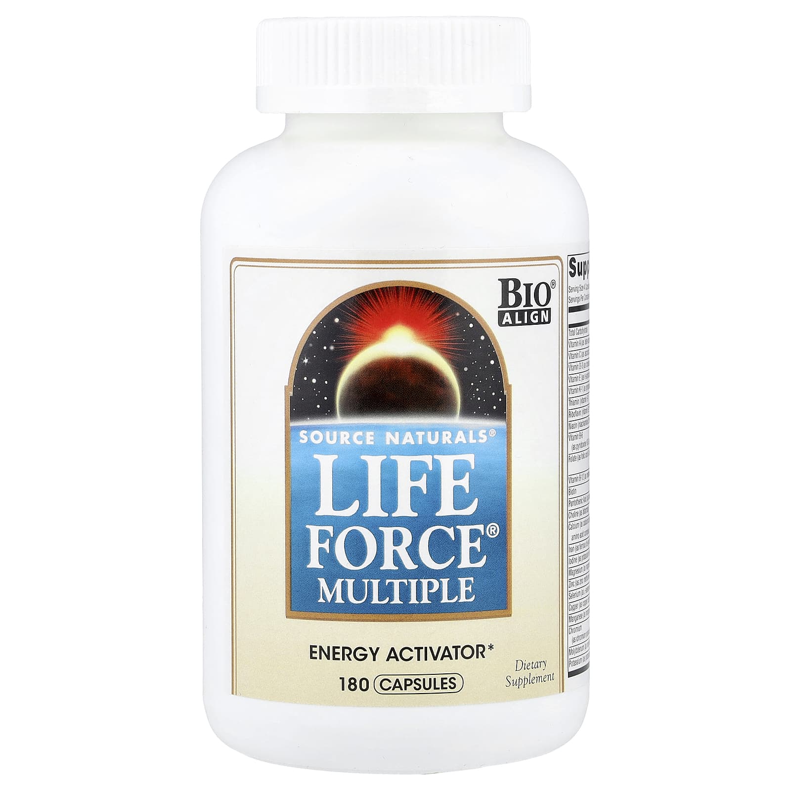 Мультивитаминный комплекс Life Force Source Naturals Life Force® Multiple, 180 капсул