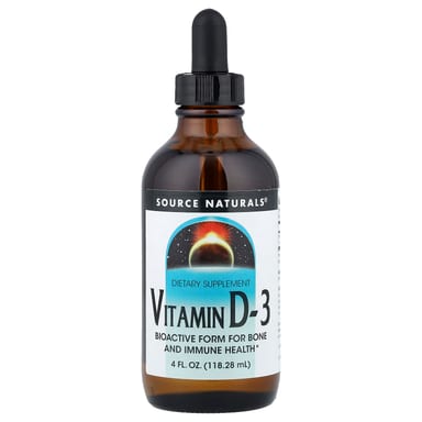 Витамин D3 Source Naturals, 118.28 мл