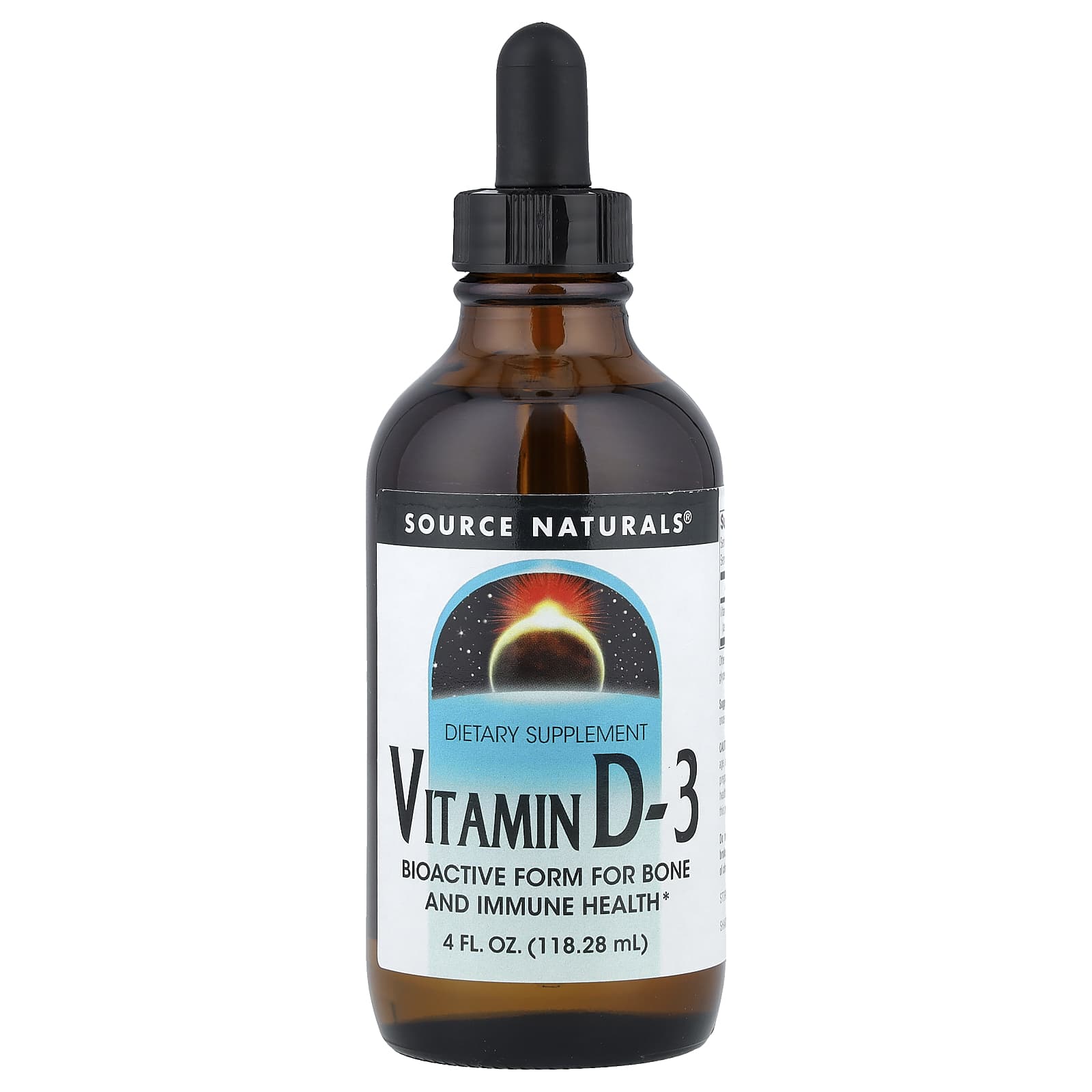 Витамин D3 Source Naturals, 118.28 мл