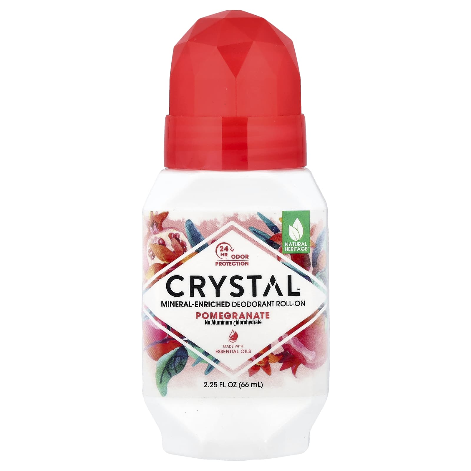 Дезодорант CRYSTAL Mineral-Enriched Roll-On, вкус Pomegranate, 66 мл