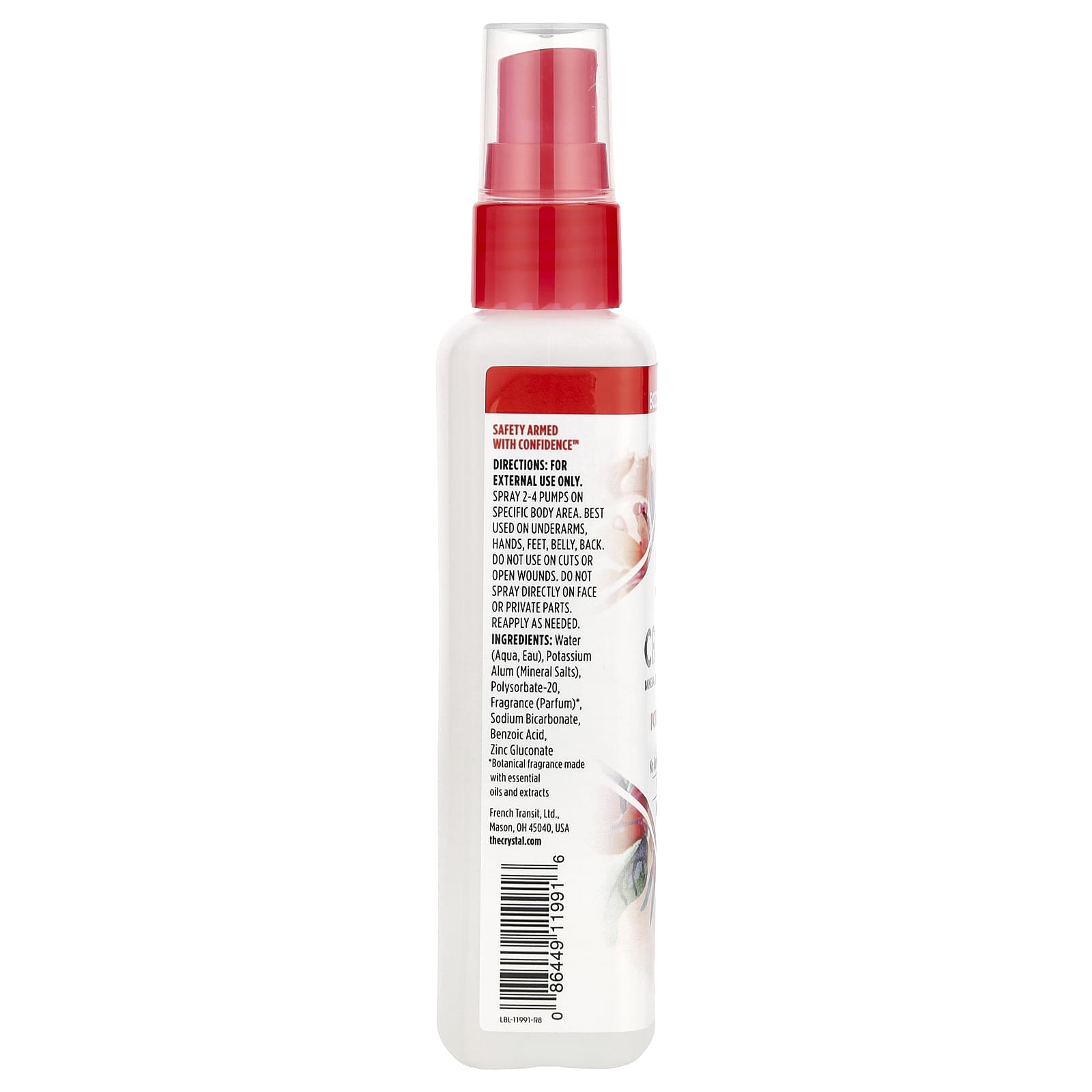Дезодорант CRYSTAL Mineral-Enriched Spray, вкус Pomegranate, 118 мл, спрей — фото 2
