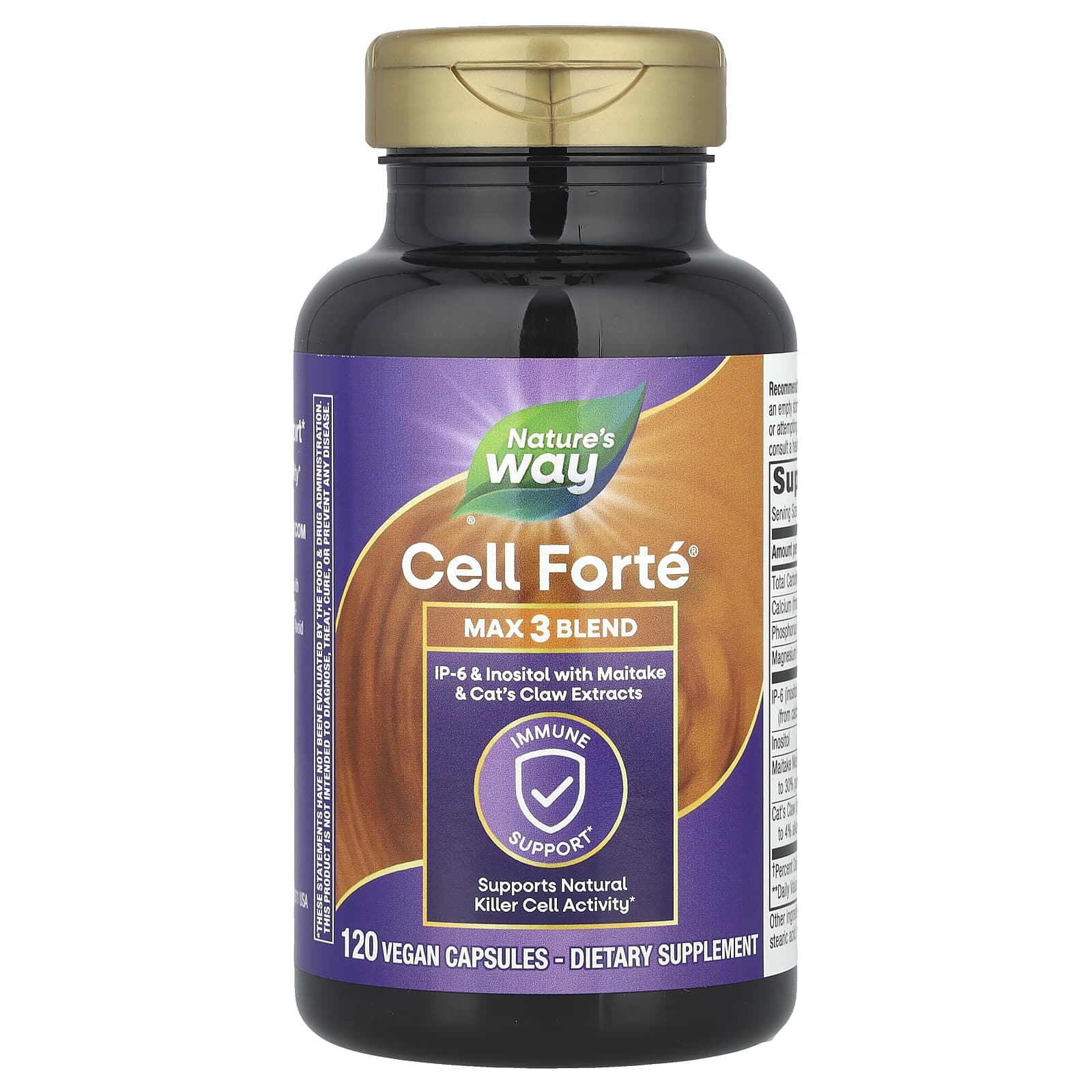 Комплекс Cell Forté MAX 3 Nature's Way Cell Forté® MAX 3 Blend, 120 растительных капсул — фото 3