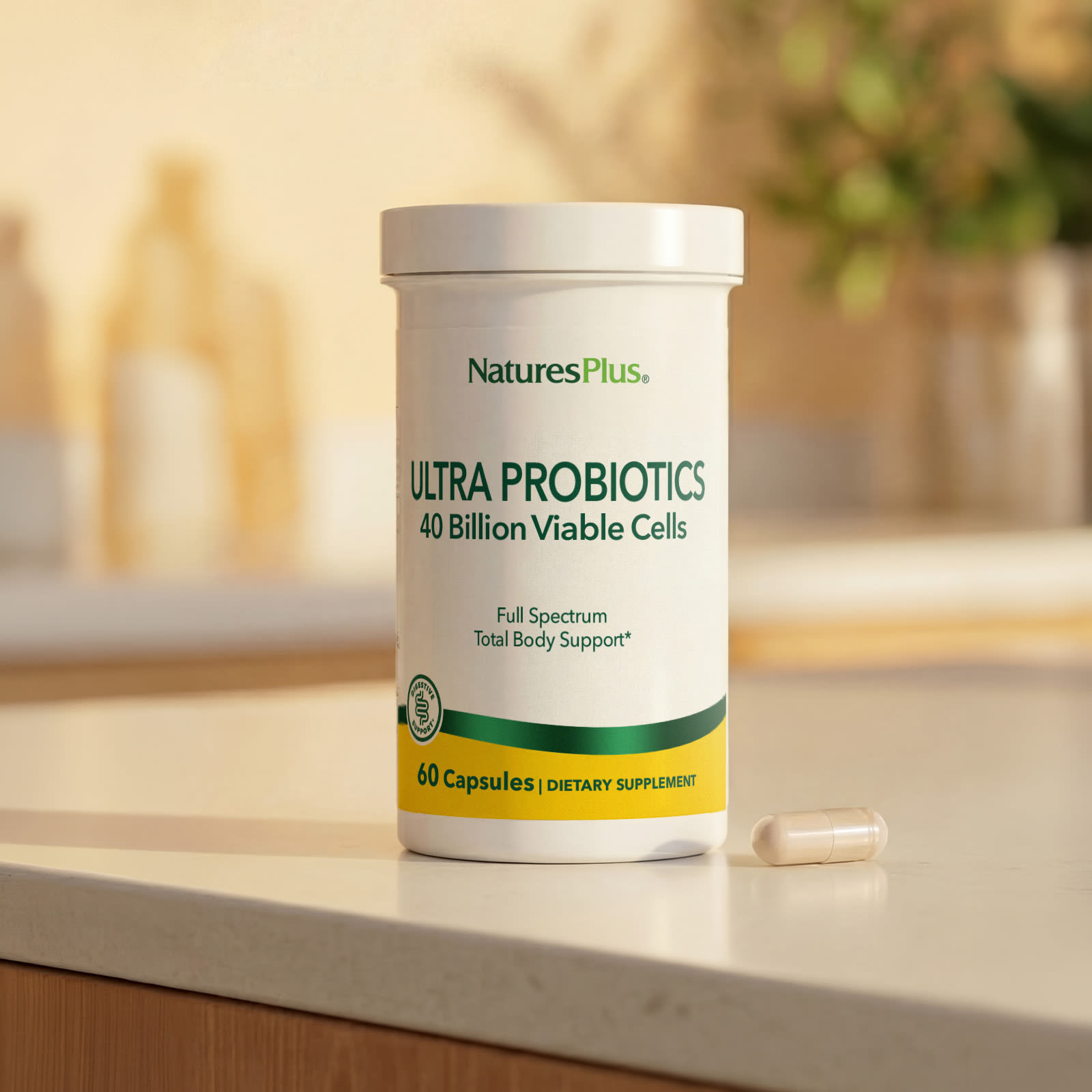 Пробиотик NaturesPlus Ultra, оттенок 40 Billion, 60 капсул — фото 5