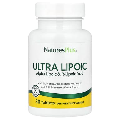 Ультра Липоевой кислоты NaturesPlus, 30 таблеток