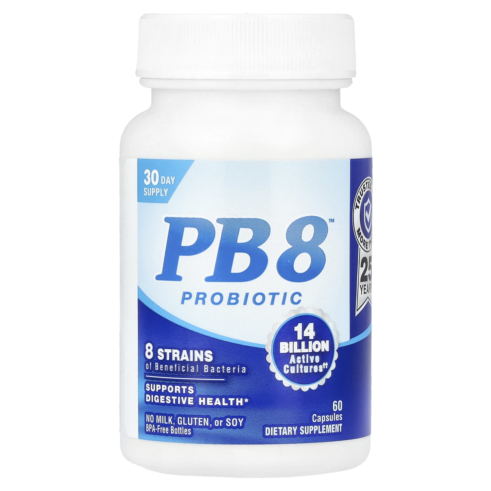 Пробиотик Nutrition Now PB 8™, оттенок 14 Billion, 60 капсул