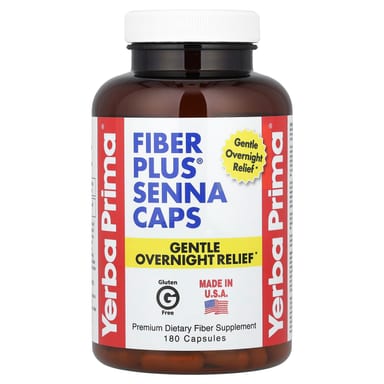 Клетчатка Yerba Prima Plus® Senna Caps, 180 капсул