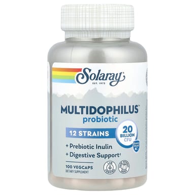 Пробиотик Solaray Multidophilus™, 100 растительных капсул