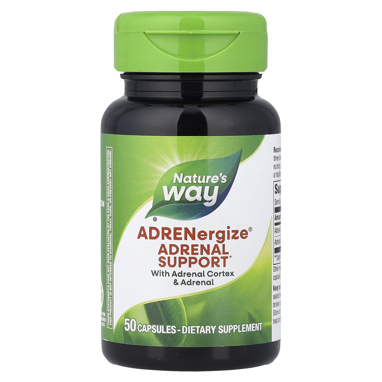 Комплекс для поддержки надпочечников Nature's Way ADRENergize® Adrenal Energy, 50 капсул