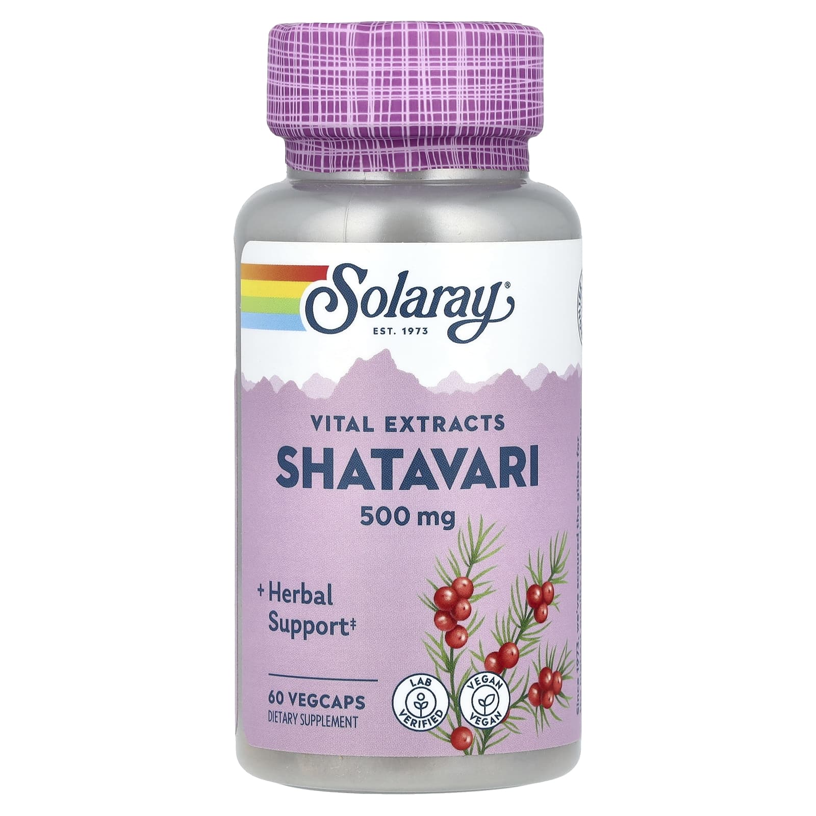 Шатавари Vital Extracts, 500 мг, 60 вегетарианских капсул