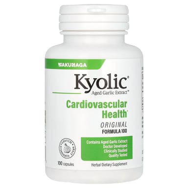 Комплекс Kyolic Aged Garlic Extract Original 100, оттенок Cardiovascular, 300 мг, 100 капсул