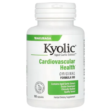 Фото товара: Комплекс Kyolic Aged Garlic Extract Original 100, Cardiovascular, 300 мг, 100 капсул