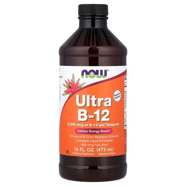 Ультра B-12 NOW Foods, 473 мл