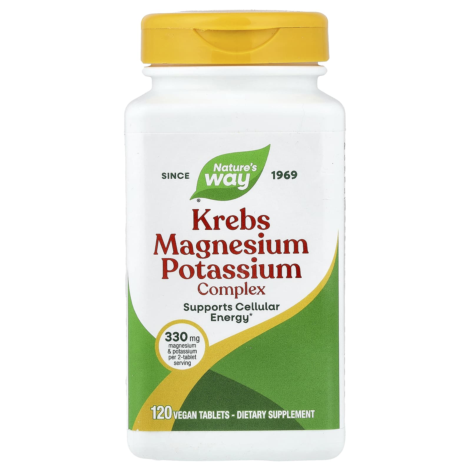 Магний Nature's Way Krebs Potassium Complex 120 Vegan Tablets, таблетки — фото 2