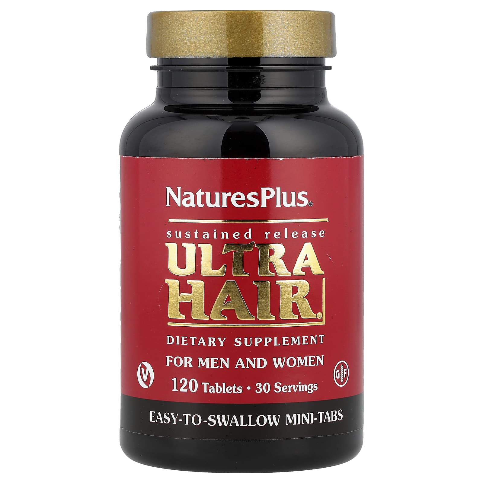 Комплекс Ultra Hair NaturesPlus® For Men & Women, 120 таблеток