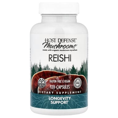 Грибной комплекс Host Defense™, оттенок Reishi, 120 капсул