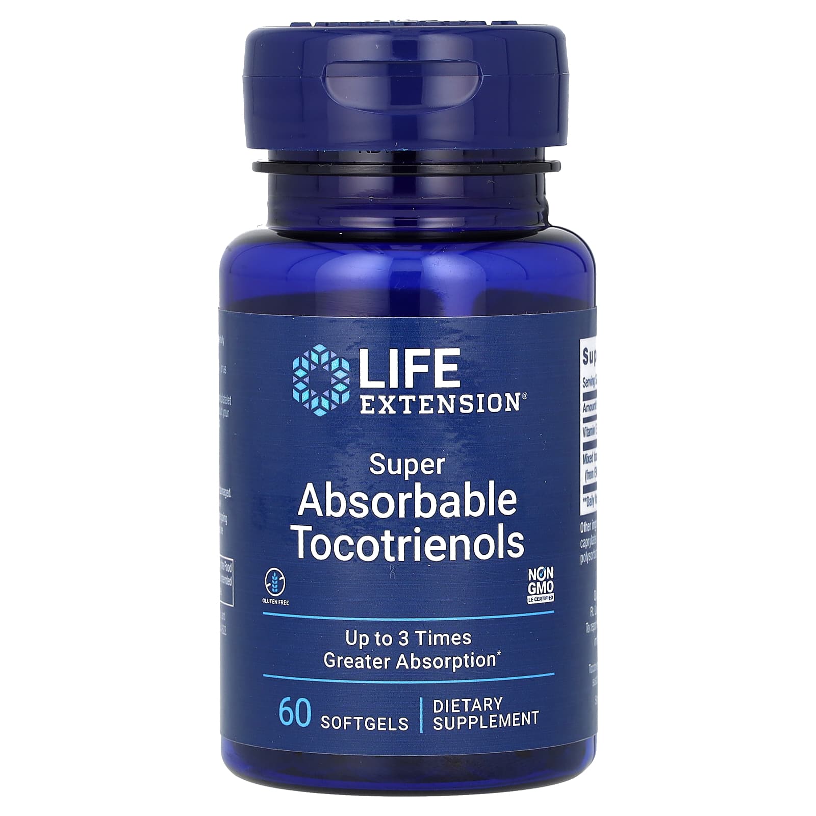 Токотриенолы Life Extension Super Absorbable, 60 мягких капсул