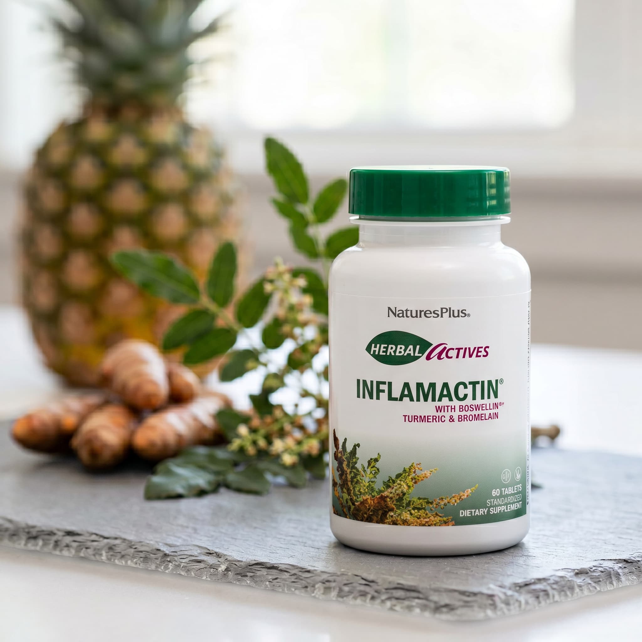 Противовоспалительное средство NaturesPlus, 60 веганских капсул — фото 5