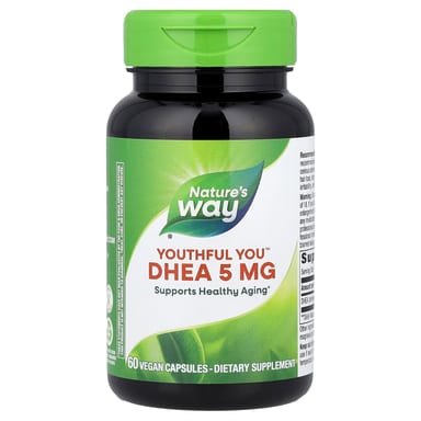 DHEA Nature's Way Youthful You™, 5 мг, 60 растительных капсул