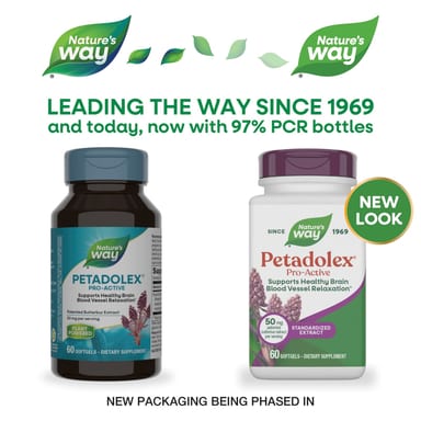 Комплекс Petadolex Pro-Active Nature's Way Petadolex® Pro-Active, 50 мг, 60 мягких капсул
