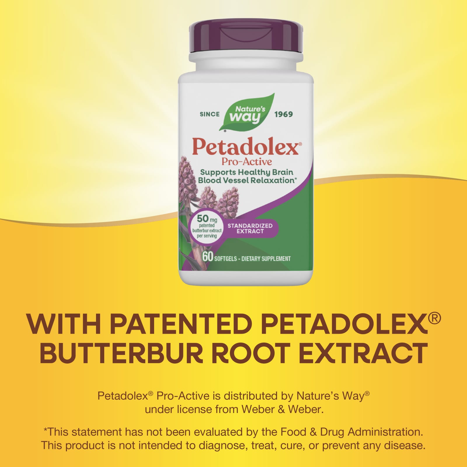Комплекс Petadolex Pro-Active Nature's Way Petadolex® Pro-Active, 50 мг, 60 мягких капсул — фото 5